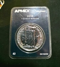 2016 1oz Silver BRITANNIA  IN-
