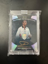 2018 Panini Eminence Rio Ferdinand Banner Signatures On Card Auto /10 England 