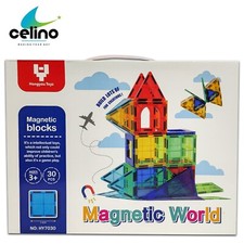 30pcs Magnetic Tiles Building