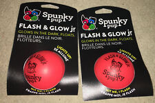 ‘Spunky Pup’ Dog Ball Jnr. x 2-Balls. Glow In The Dark. (Do Not Flash)