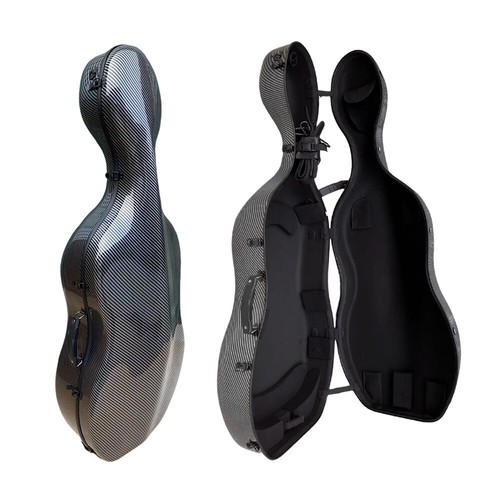 Black advance cello case - black,