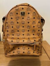 MCM Stark Backpack Cognac 