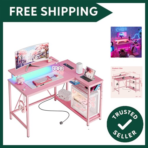 106 5cm shaped desk with - 106.5cm, l-shaped