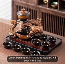 Dragon Kungfu Teapot Set With