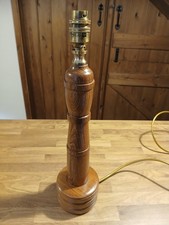 Hand turned wooden table Lamp.