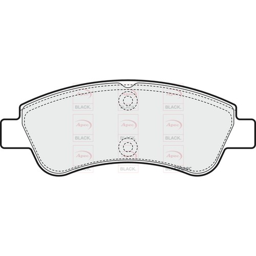 Brake pads set for peugeot - for, 208