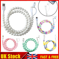1m Beaded USB Cable 2-in-1