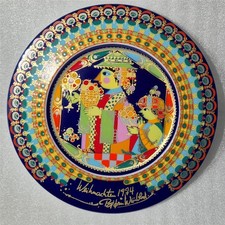 Rosenthal Bjorn Wiinblad Plate Christmas  Plate 1974  Balthasar  3 Wise Men
