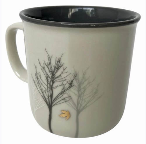 Davidstea gray tree mug - mug, gold