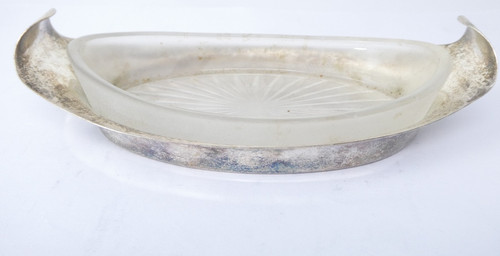 Oval butter dish - oval,