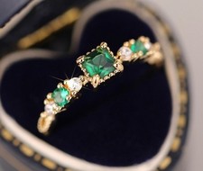 18k carat gold - plated, square