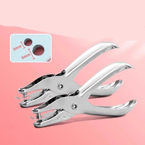 Single one hole punch - single, paper