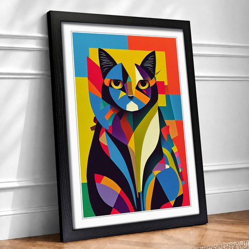 Cat art cubism - art, vol.1