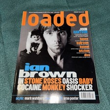 LOADED MAGAZINE - FEB 1998 - IAN BROWN - JOHN HARTSON - SAM JANUS