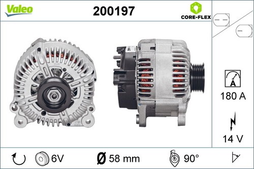 Valeo 200197 alternator for - valeo,