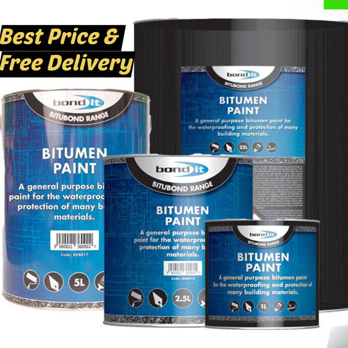 Bond black bitumen paint - bond,