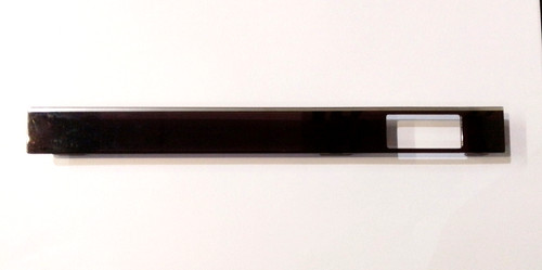 Front panel clear black - front,
