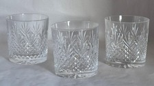 Three Edinburgh crystal glass