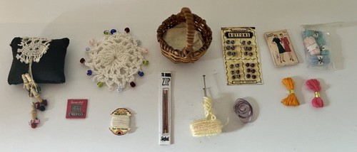 Vintage dolls house lace - dolls,