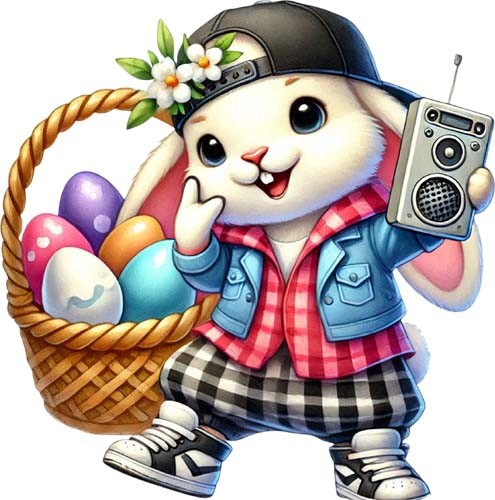 Easter hip hop bunny - hip,