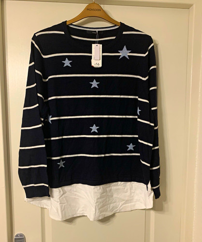George navy striped - george,