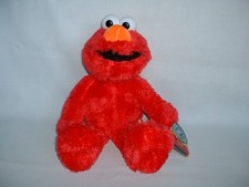 SESAME STREET 14" ELMO Cuddly Soft Beanie Plush Toy With Tag (FURCHESTER HOTEL)