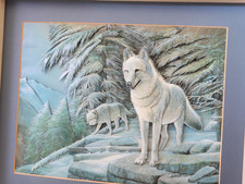 Ruane Manning 1996 3D Wolf Wildlife Picture 