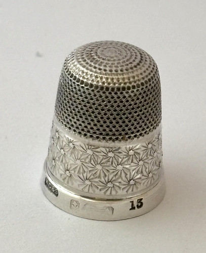 Antique sterling silver sewing - silver,