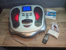 EMS & TENS Foot Massager Legs Circulation Device Muscle Stimulator @brix#X