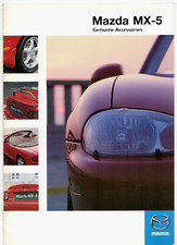 Mazda MX-5 Accessories 1998-2000 UK Market Sales Brochure 1.6i 1.8i S