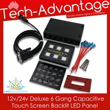 12V 6 GANG LED BACK LIT SLIM