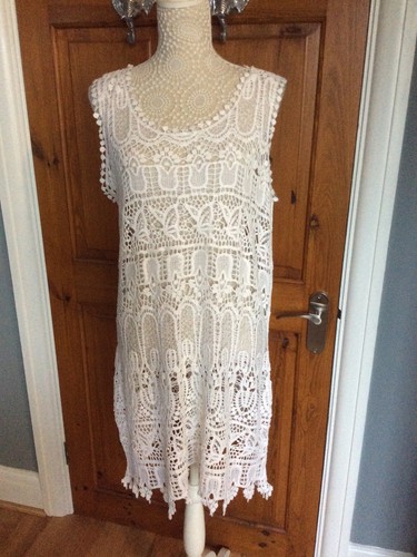 Ladies crocheted italian dress - ladies,