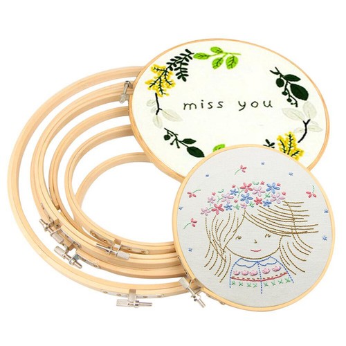 Sewing tool round wooden - sewing,