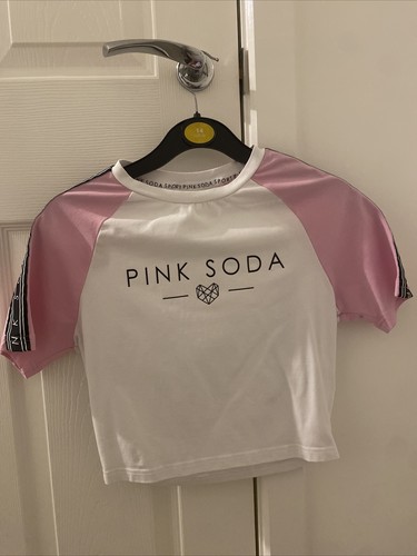 Pink soda crop top - pink,