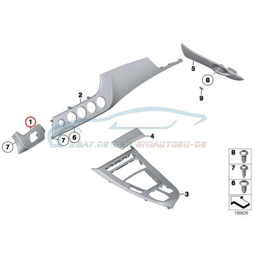 Original bmw 51458049230 panel - bmw,