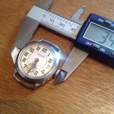GENTS VINTAGE 1930,s Wrist Watch By MENTOR GWO ,sub Dial 
