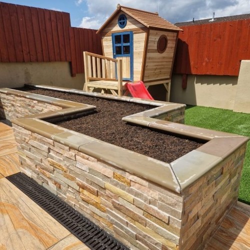 Sawn raj green - raj, 600x150mm