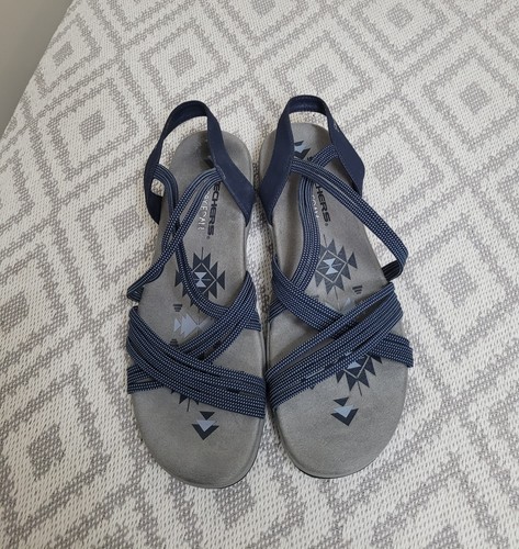 Euc navy skechers reggae - euc,