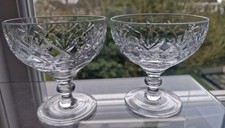 Pair of  Royal Doulton Crystal