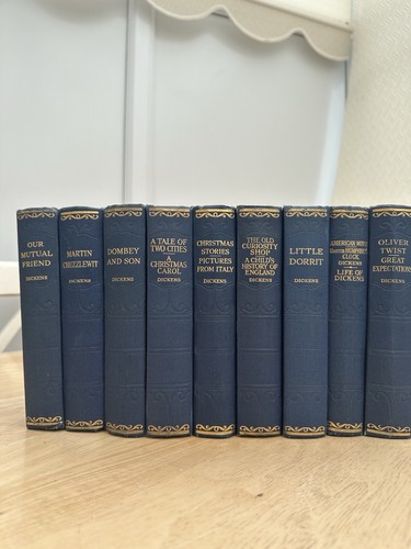 Vintage charles dickens blue - vintage,