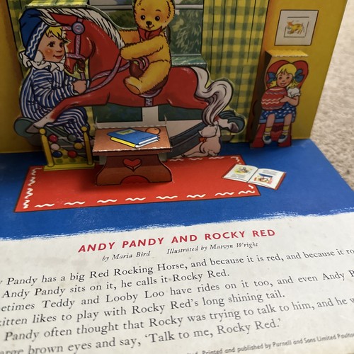 Vintage andy pandy rocky red - andy,
