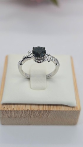 925 silver ring with - 925, natural