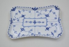 Royal Copenhagen Full Lace Blue Fluted Full Lace - Rectangular Plate
