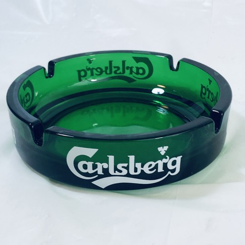 Carlsberg pub ashtray green - carlsberg,