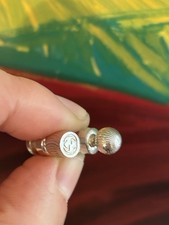 Gucci Interlocking G & Spiral Earrings Studs 925 Sterling Silver Made in Italy