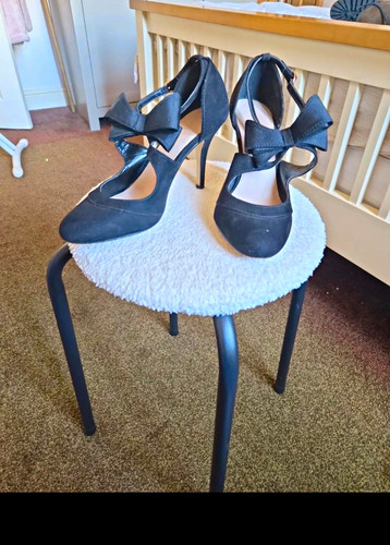 Miss black bow stiletto - kg,