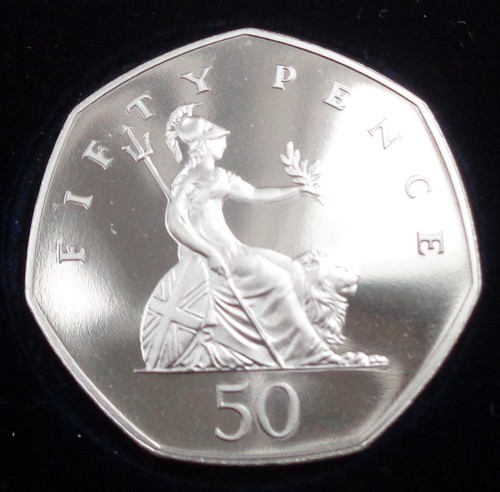 1971 1997 elizabeth 50p - 1971, -1997