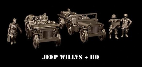 28mm wwii willys airborne - wwii,