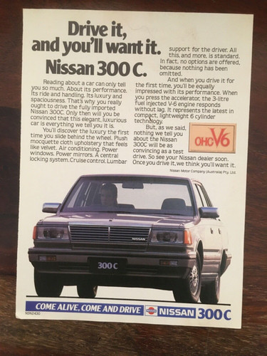 1985 nissan 300 sedan aussie - 1985, c