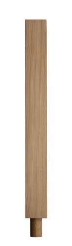 Square newel 90mm - square, spigot